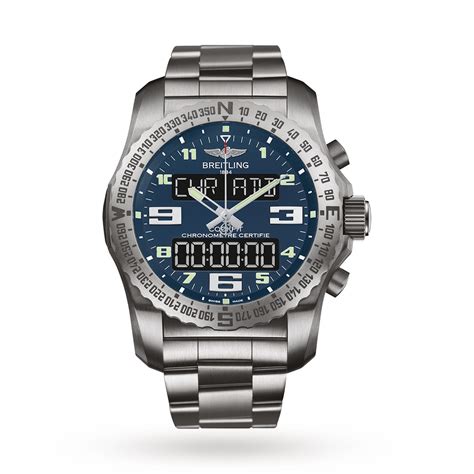 breitling cockpit b50 titanium chronograph mens watch|breitling professional cockpit b50.